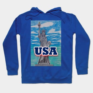 Lady Liberty and the USA Hoodie